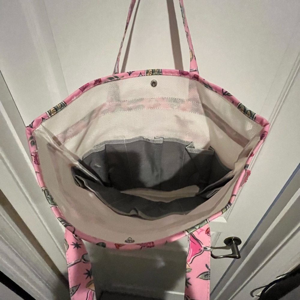 Pink Patterned Tote Bag - Picture 3 of 4